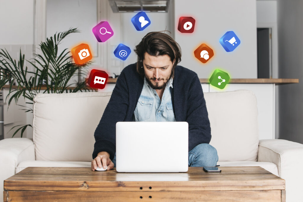 social media marketing concept marketing with applications