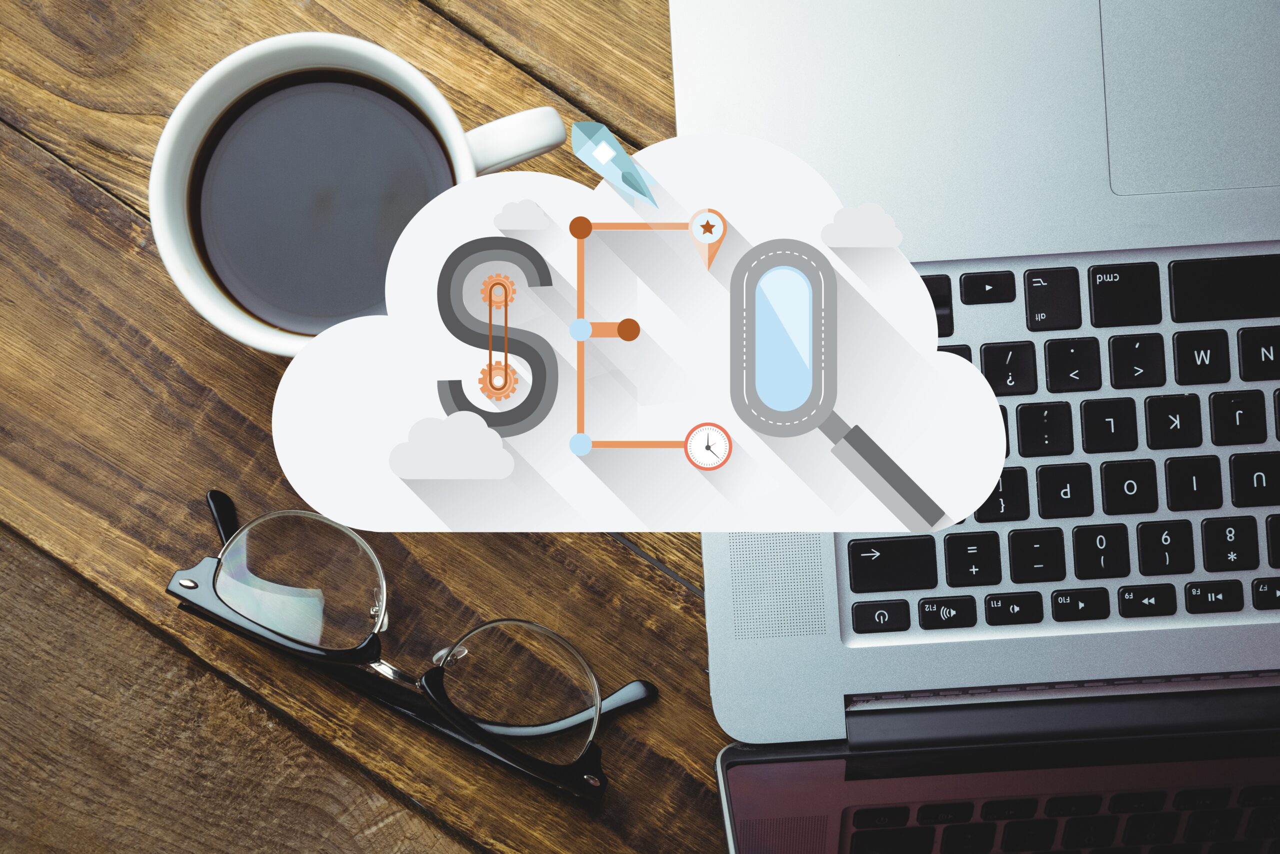 Top View Cloud With Word Seo Scaled